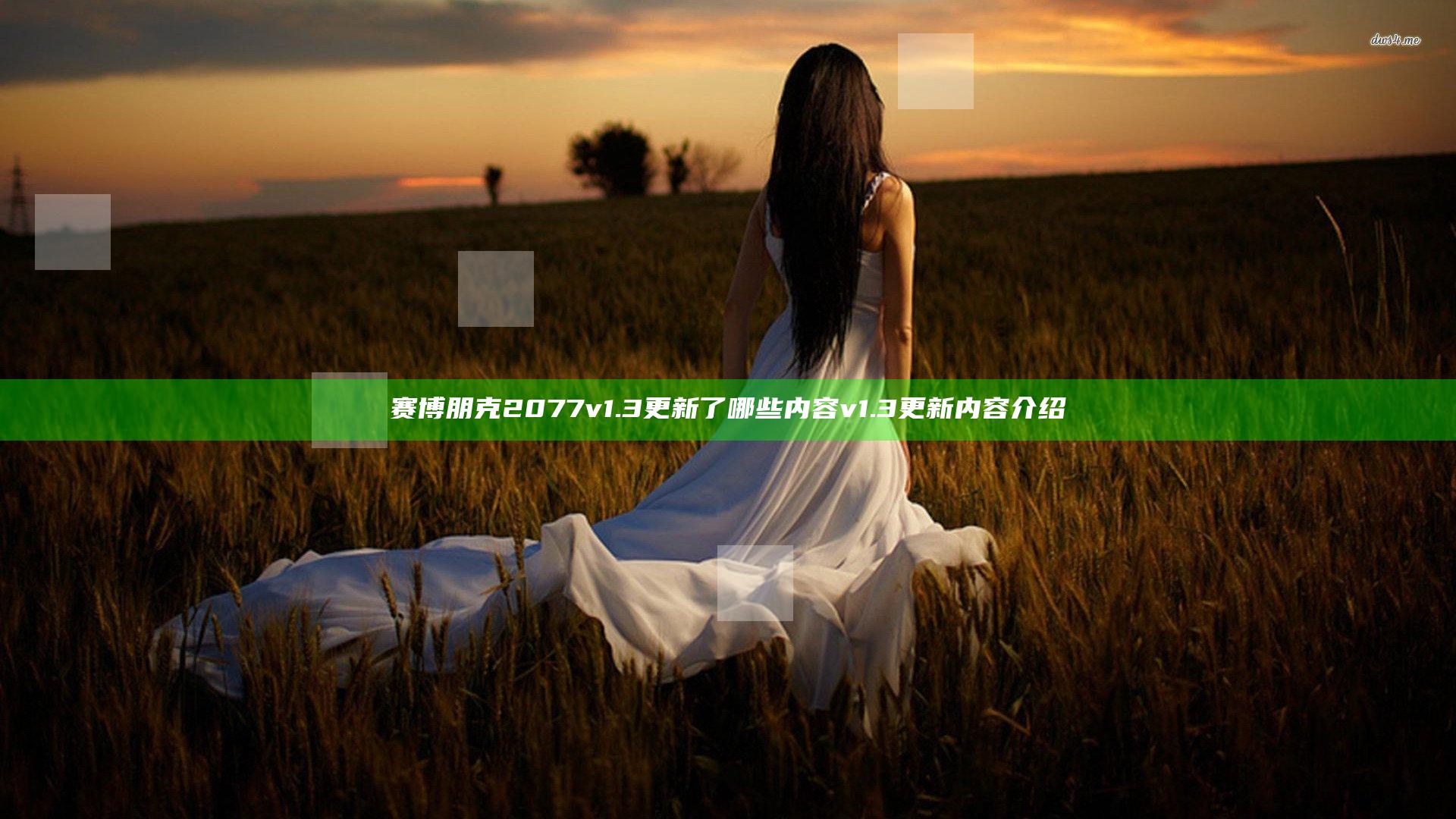 赛博朋克2077v1.3更新了哪些内容  v1.3更新内容介绍