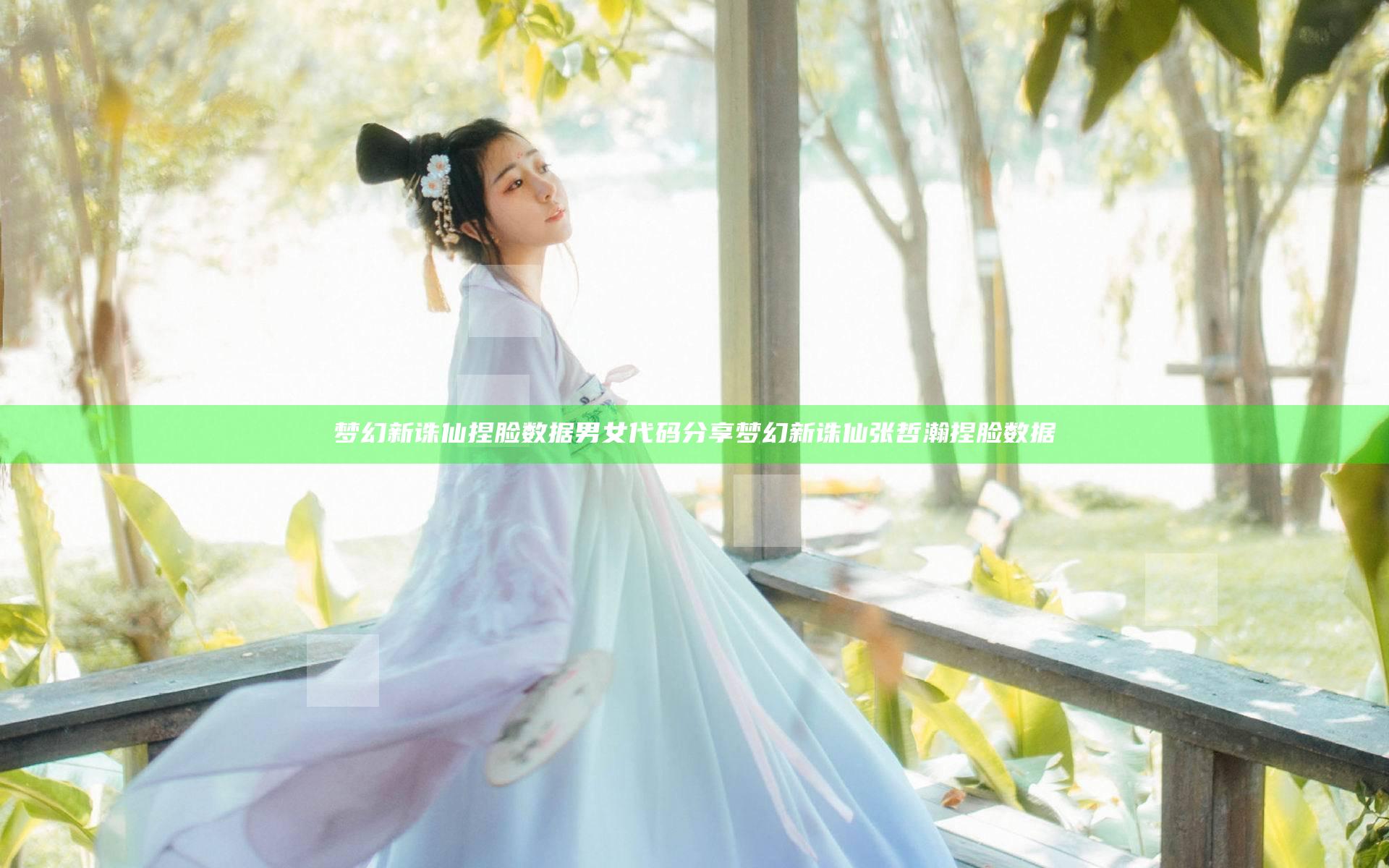 梦幻新诛仙捏脸数据男女代码分享 梦幻新诛仙张哲瀚捏脸数据